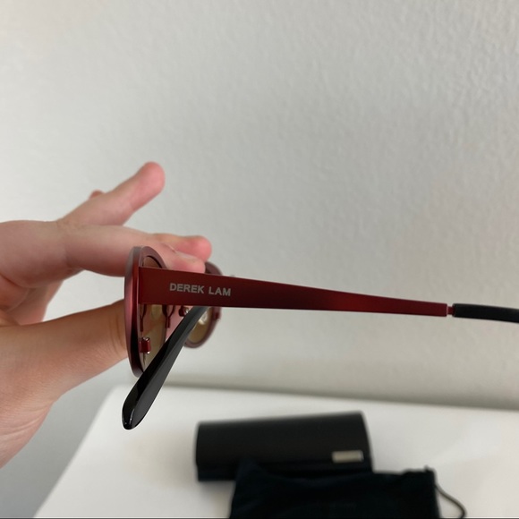Derek Lam Veronica Burgundy Tinted Sunglasses